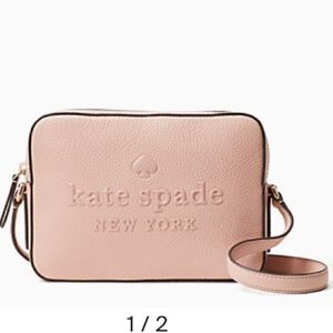Kate Spade Sienne Logo Camera Bag In Rosy Cheeks